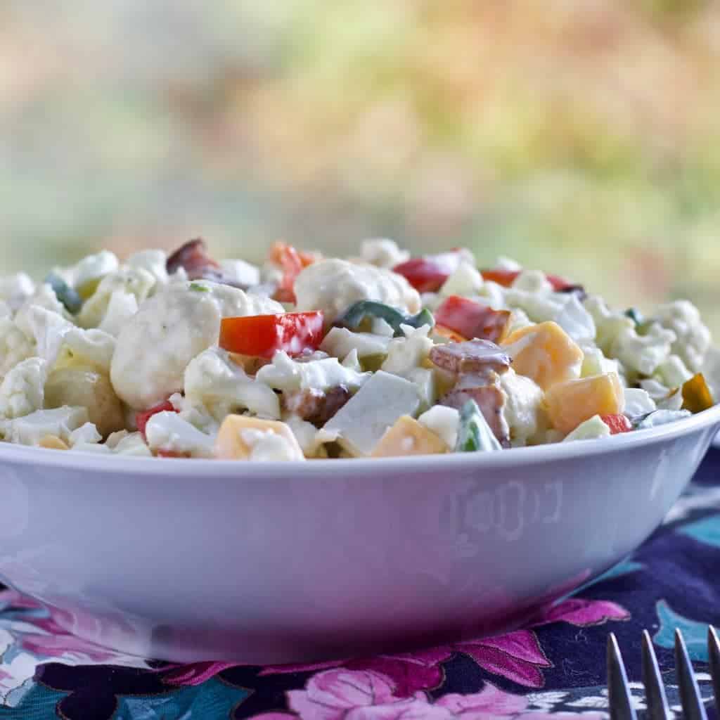 Cauliflower Pepper Salad