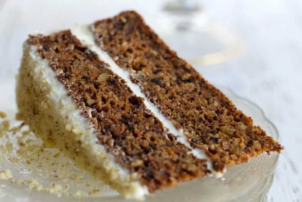Carrot Cake With Pineapple And Maple Syrup 1 A Cut Slice Of Carrot Pineapple Cake