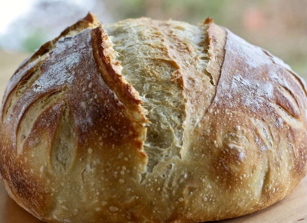 Receta de pan de masa madre artesanal para principiantes