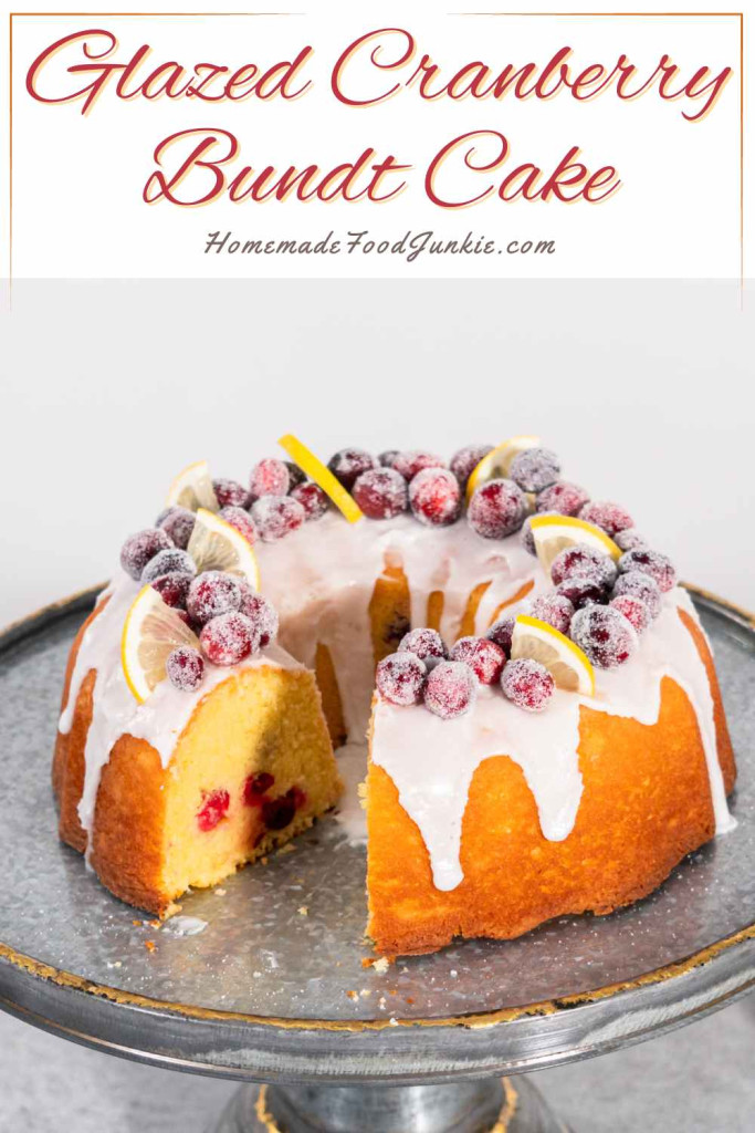 Glazed Cranberry Bundt Cake