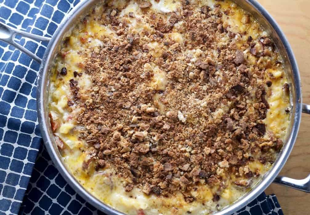 Cheesy Sausage Noodle Casserole