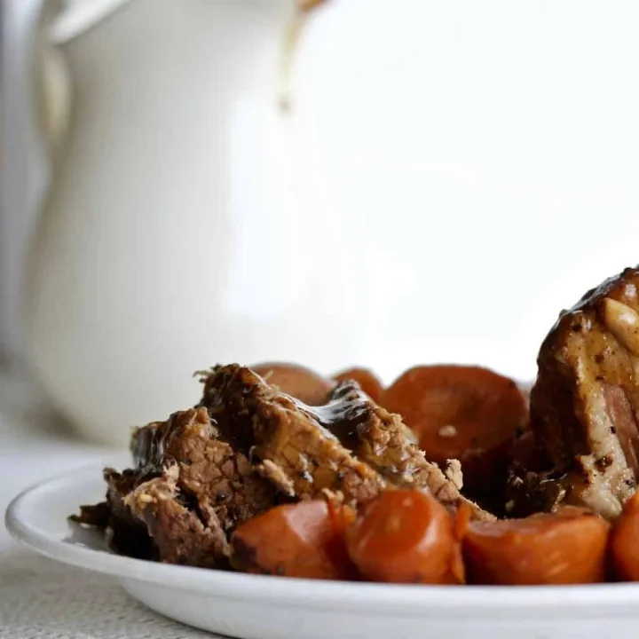 Instant Pot Roast Beef Dinner with Brown Gravy