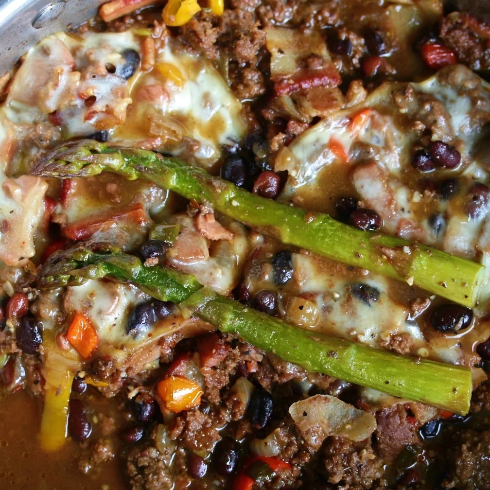 Smoky Moose Meat Skillet Dinner