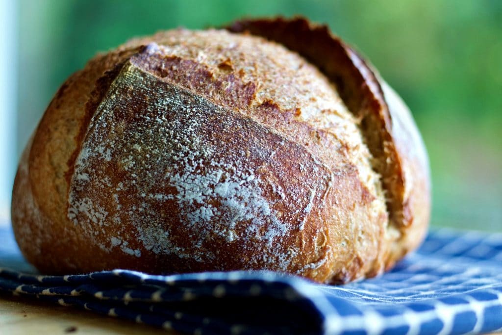 Pain de blé entier au levain