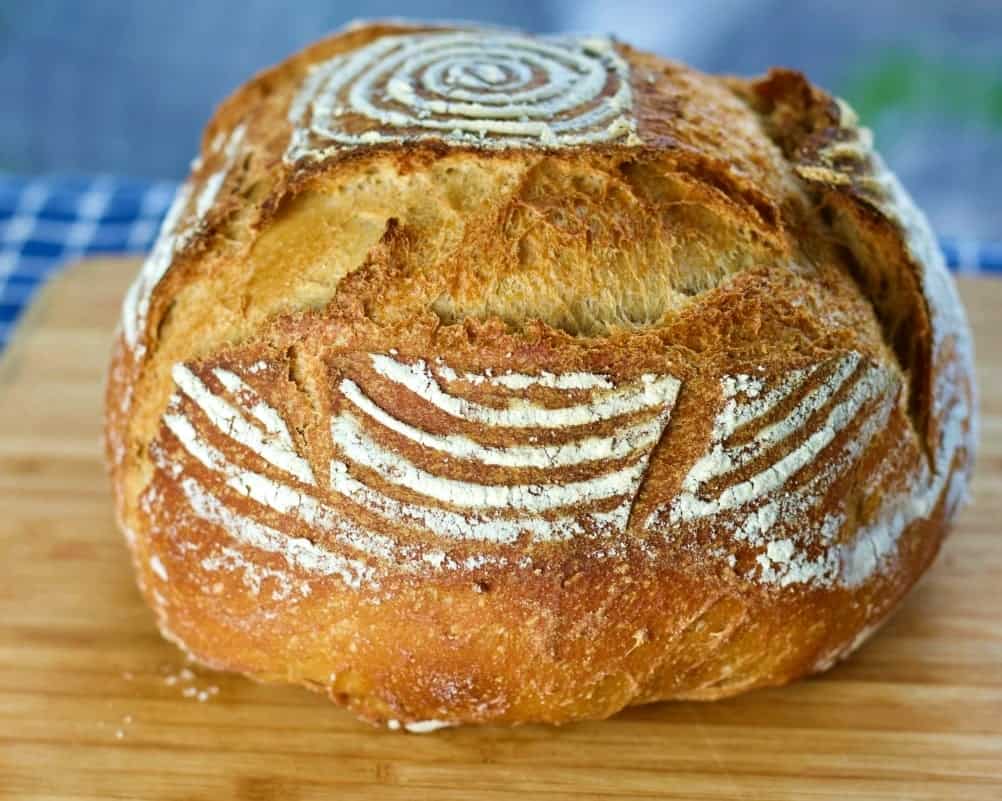 Whole Wheat Sourdough Boule