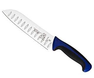 Mercer Culinary Millennia 7-Inch Santoku Knife, Blue