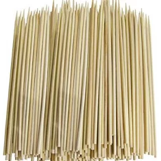 Value Pack Of 600 Thin Bamboo Skewers (6 Inch)