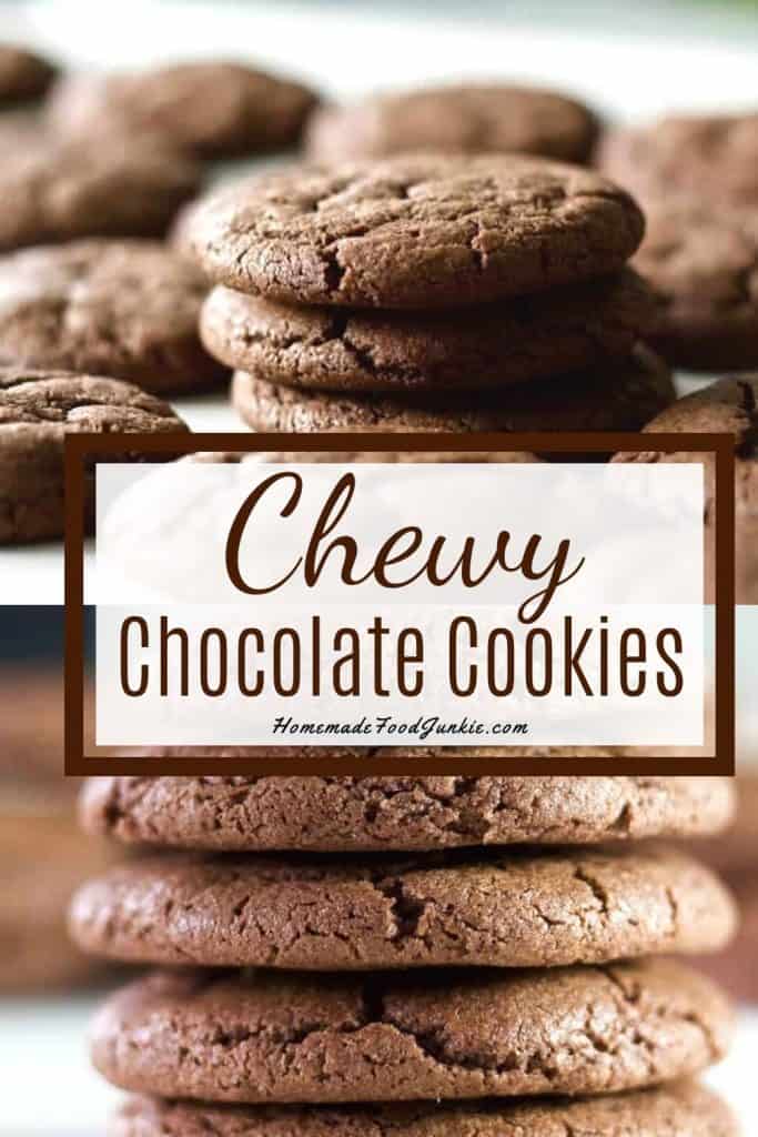 Chewy Chocolate Cookies with baking powder Recipe