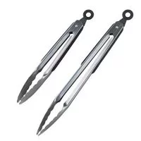 Dragonn Premium Sturdy 12-Inch And 9-Inch Stainless-Steel Locking Kitchen Tongs, Set Of 2