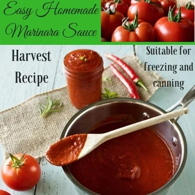 Easy Homemade Marinara Recipe For Freezing And Canning