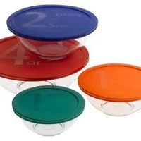 Pyrex Smart Essentials 8-Piece Mixing Bowl Set