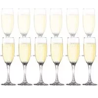Dailyware&Trade; Toasting Flutes (Set Of 12), Elegant Style Glasses, Perfect For Special Occassions