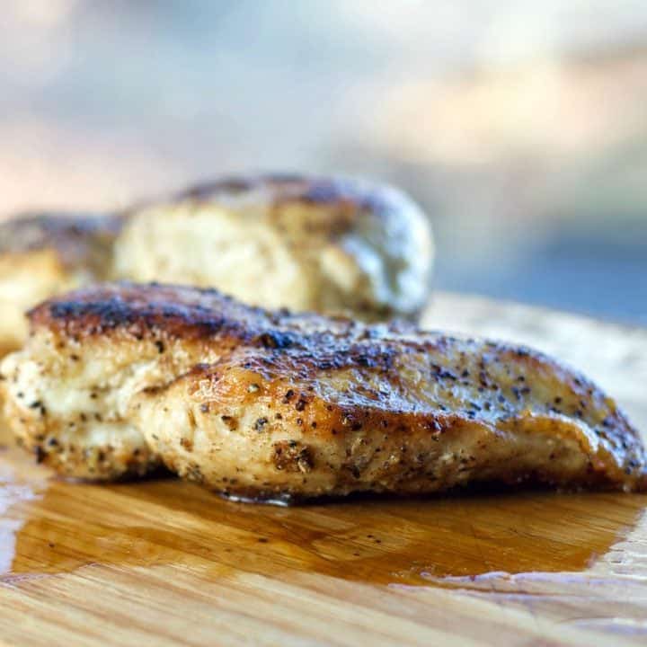 Simple Pan Seared Chicken Breasts with tips Homemade Food Junkie
