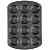 Wilton 2105-6789 Perfect Results Premium Non-Stick Bakeware Muffin And Cupcake Pan, 12-Cup, Standard, Silver