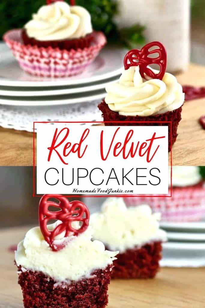 Red Velvet Cupcakes-Pin Image