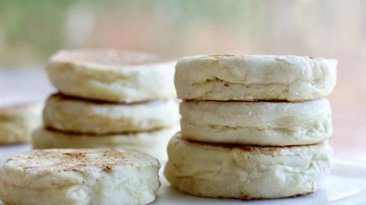 Sourdough English Muffins Have A Rich Flavor. Use Up Your Sourdough Discard And Deepen Your English Muffin Flavor. The Texture Will Also Be Improved. So Good!