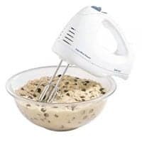 Hamilton Beach 62682Rz Hand Mixer With Snap-On Case, White