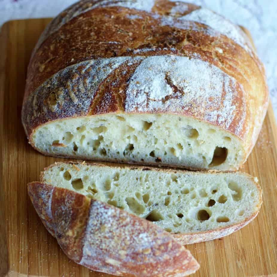 roasted garlic rosemary bread