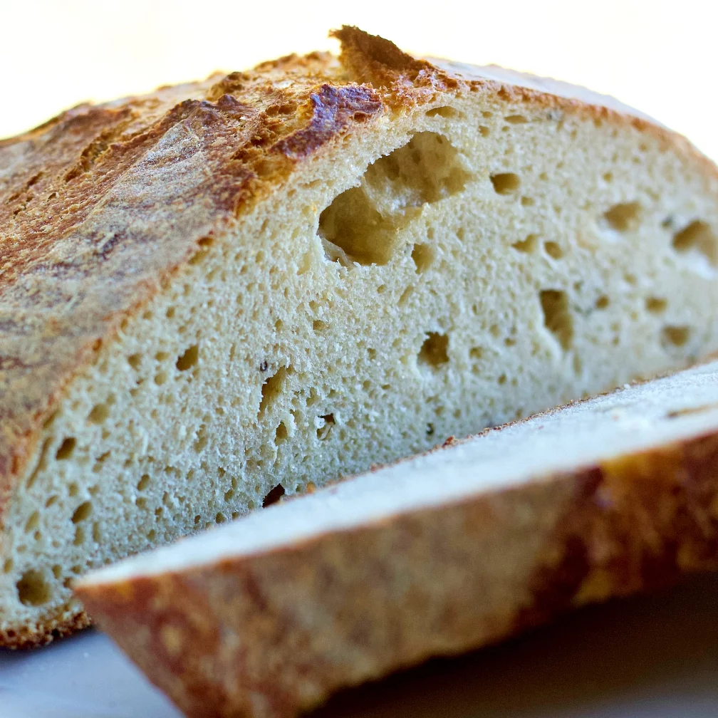 Roasted Garlic Sourdough Bread