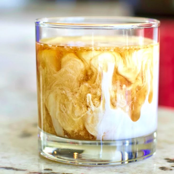 white russian vodka drink