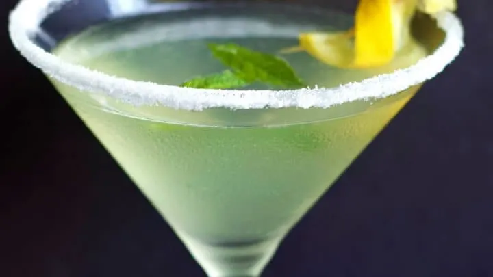 Lemon Drop Martini Vodka Cocktail