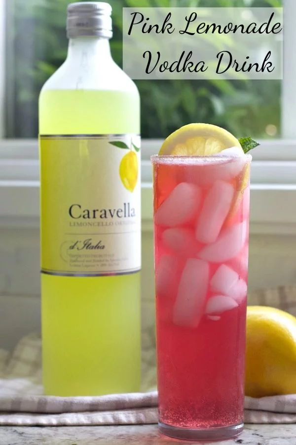 Pink Lemonade Vodka Drink-Pin
