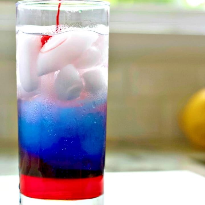 Red White And Blue Vodka Cocktail