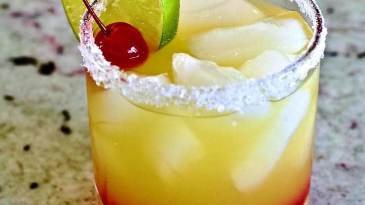 Tequila Sunrise Margarita On The Rocks 12 Tequila Sunrise Mixed Drinks