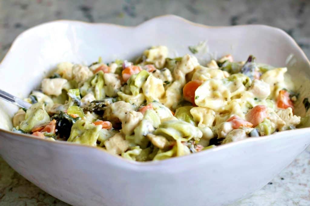 Easy Creamy Sausage Tortellini Soup 15 Chicken Alfredo Dinner With Tortellini
