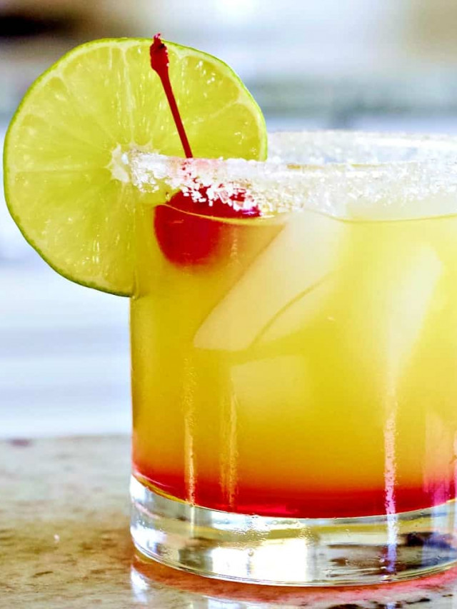 The Tequila Sunrise Margarita Homemade Food Junkie
