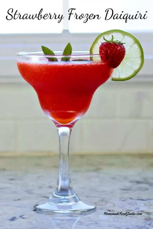 Single Strawberry Daiquiri