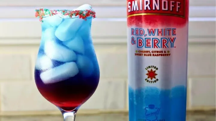 Red White And Berry Smirnoff Firecracker Cocktail