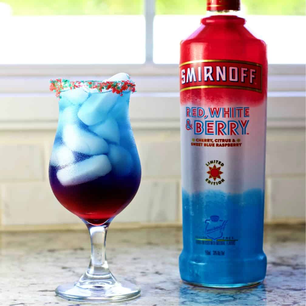 Red White And Berry Smirnoff Firecracker Cocktail