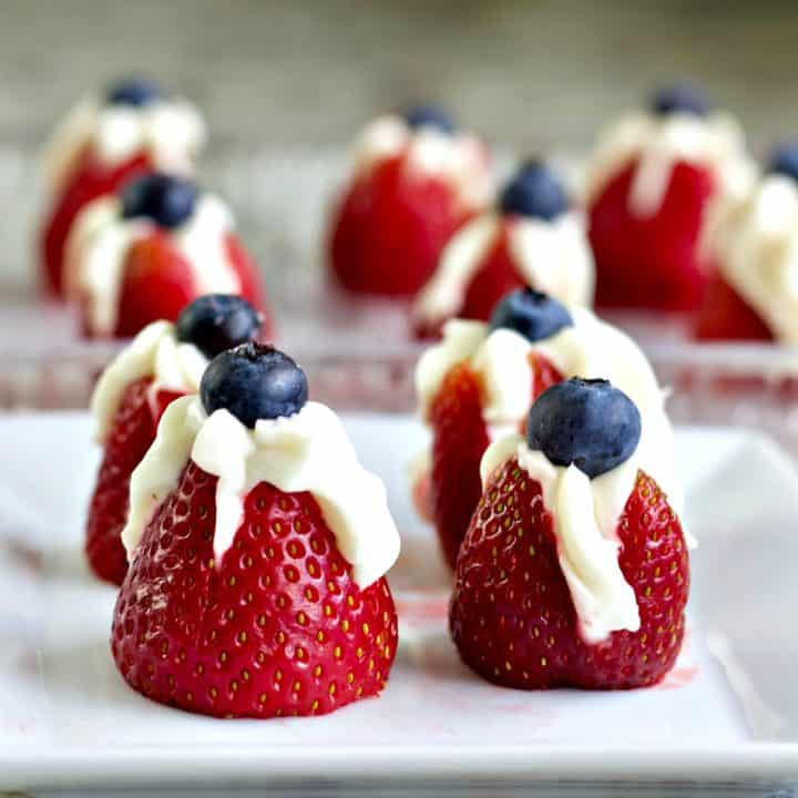 Strawberry Cheesecake bites No Bake Fruit Appetizers Homemade Food Junkie