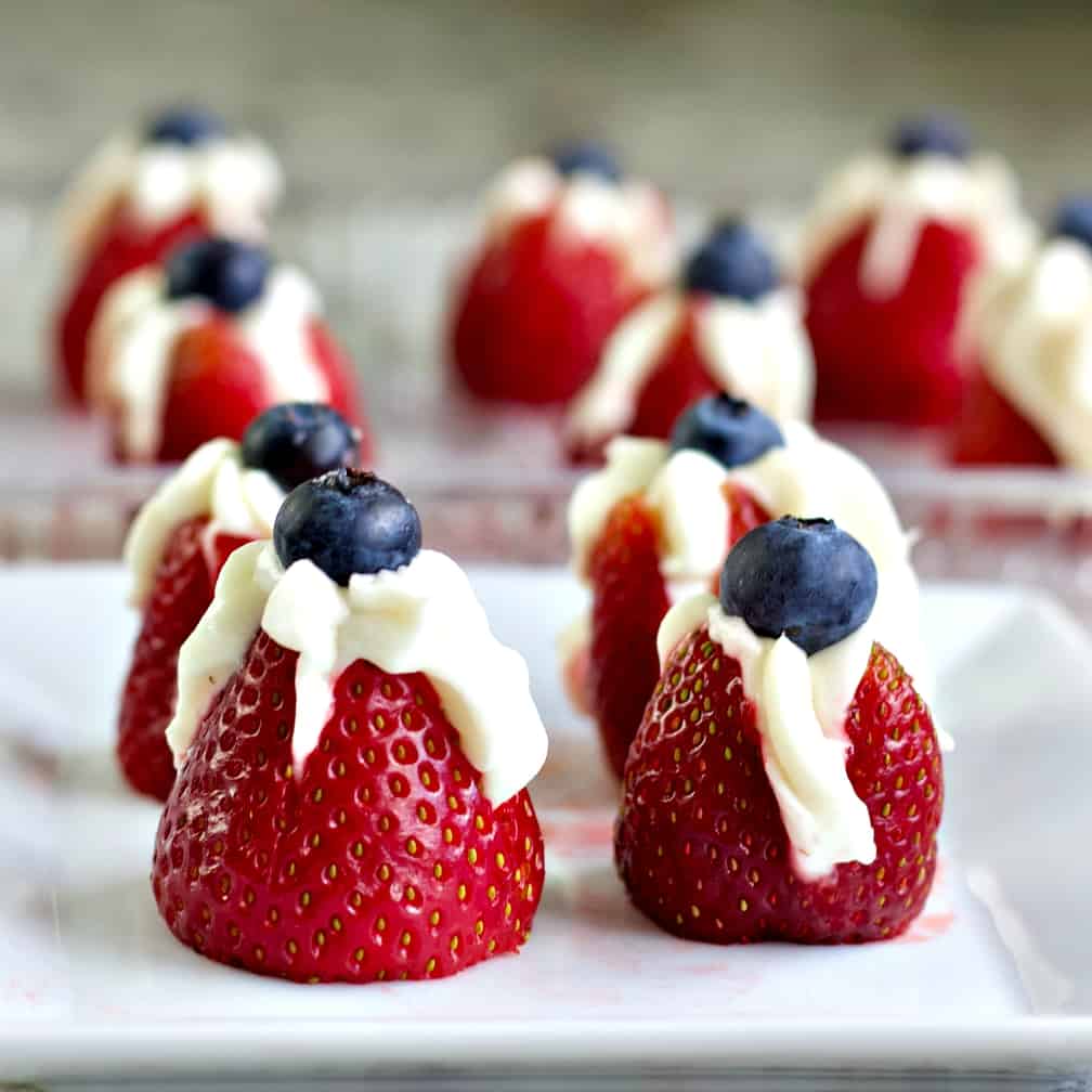 Strawberry Cheesecake Bites No Bake Fruit Appetizers 9 Strawberry Cheesecake Bites Ready To Serve.