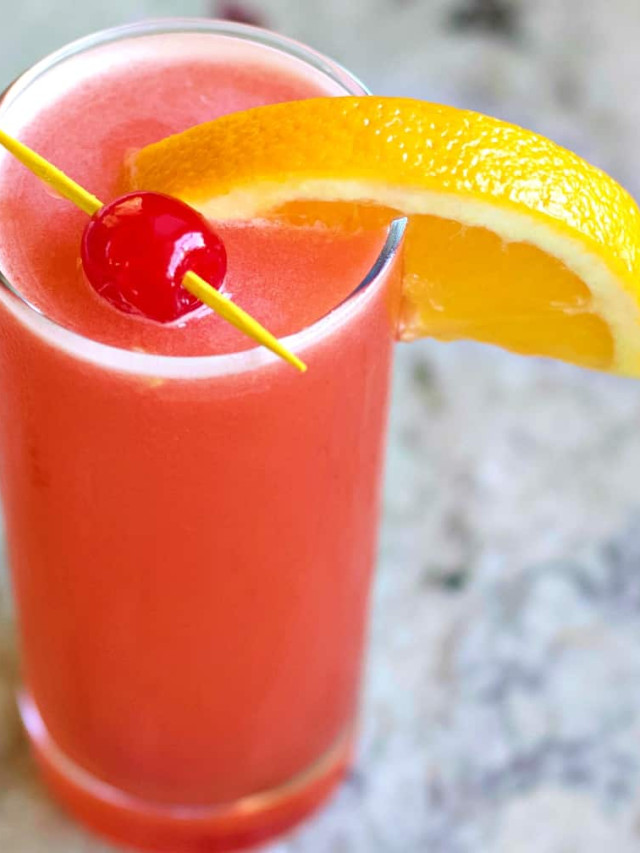 Bayou Rum Punch Cocktail Homemade Food Junkie