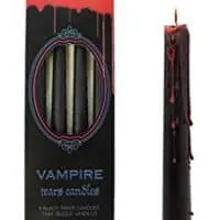 Taper Candles ~ Gothic/Halloween ~ Vampire Tears ~ Set Of 4 ~ Drip Red When Lit