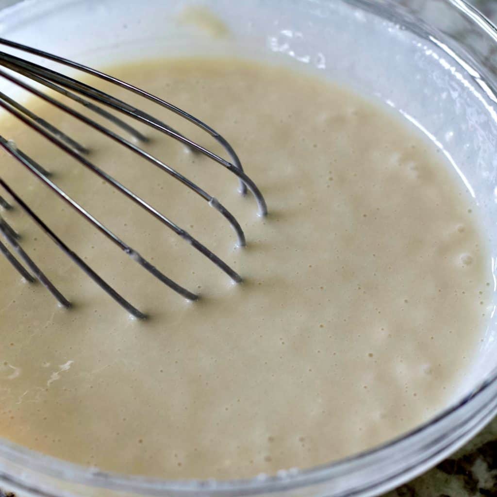 Mix The Batter With A Whisk