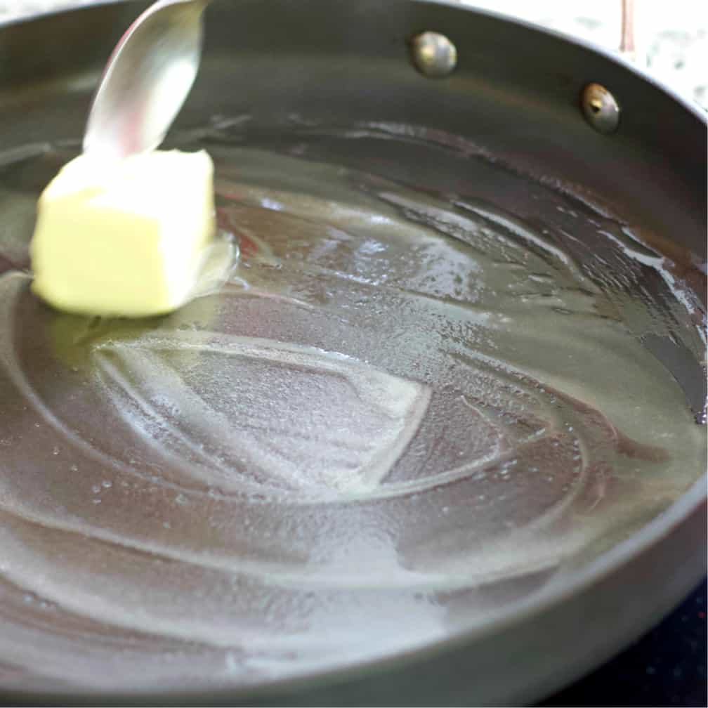Melt Butter On Medium Heat