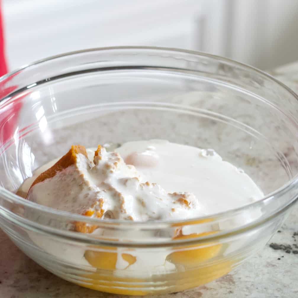 Heavy Cream With Pumpkin And Eggs