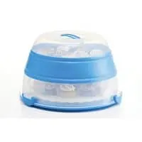 Prepworks By Progressive Collapsible Cupcake And Cake Carrier, 24 Cupcakes, 2 Layer, Easy To Transport Muffins, Cookies Or Dessert To Parties - Blue - In Amazon Frustration Free