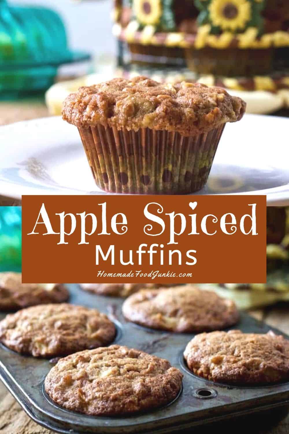Fresh Apple Spice MuffinsHomemade Food Junkie