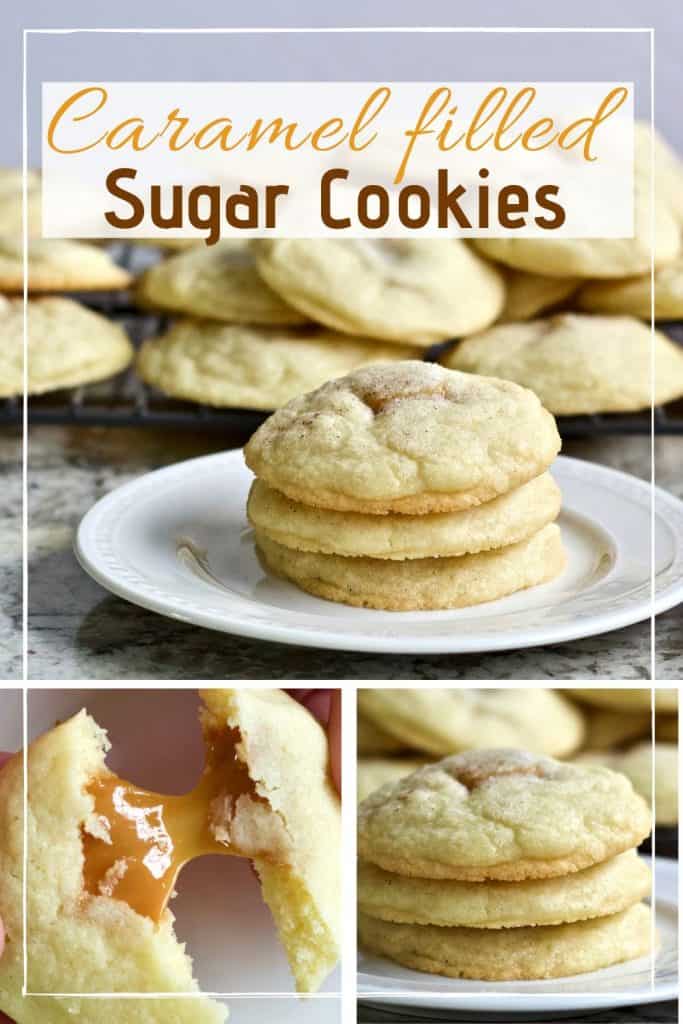 Sugar Cookies With Caramel Filling-Pin Image