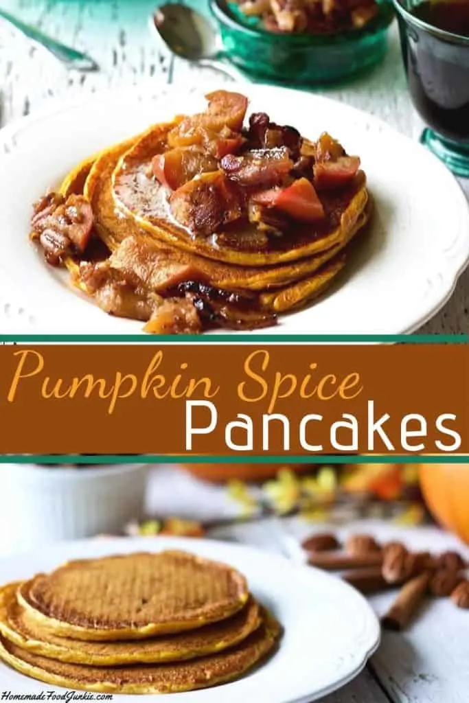Pumpkin Spice Pancakes Pin Image