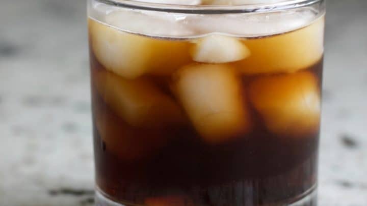 Twisted black Russian with Cold Brew and vanilla vodka