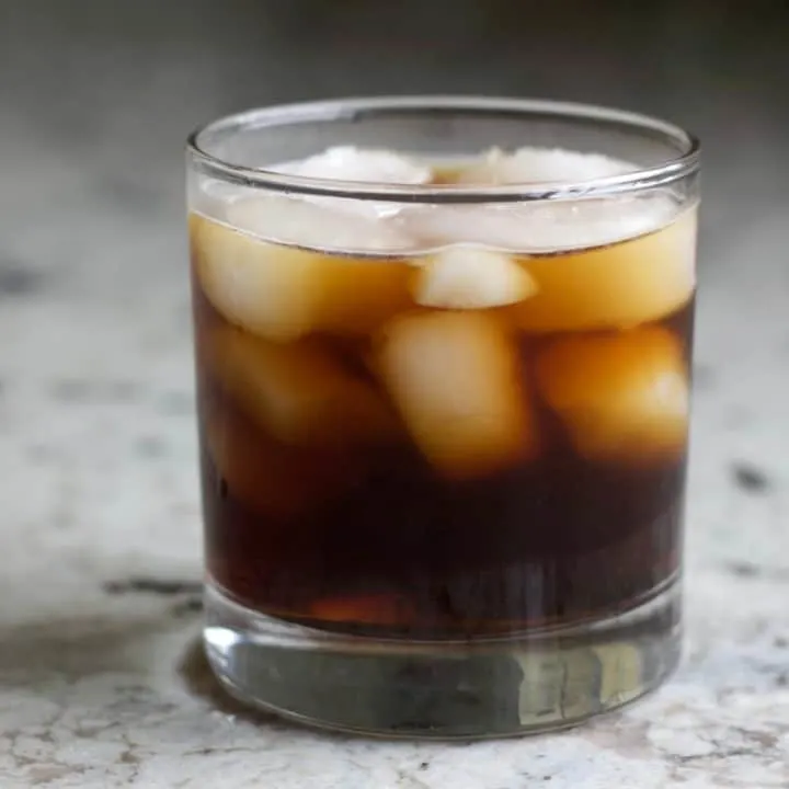 Twisted black Russian with Cold Brew and vanilla vodka