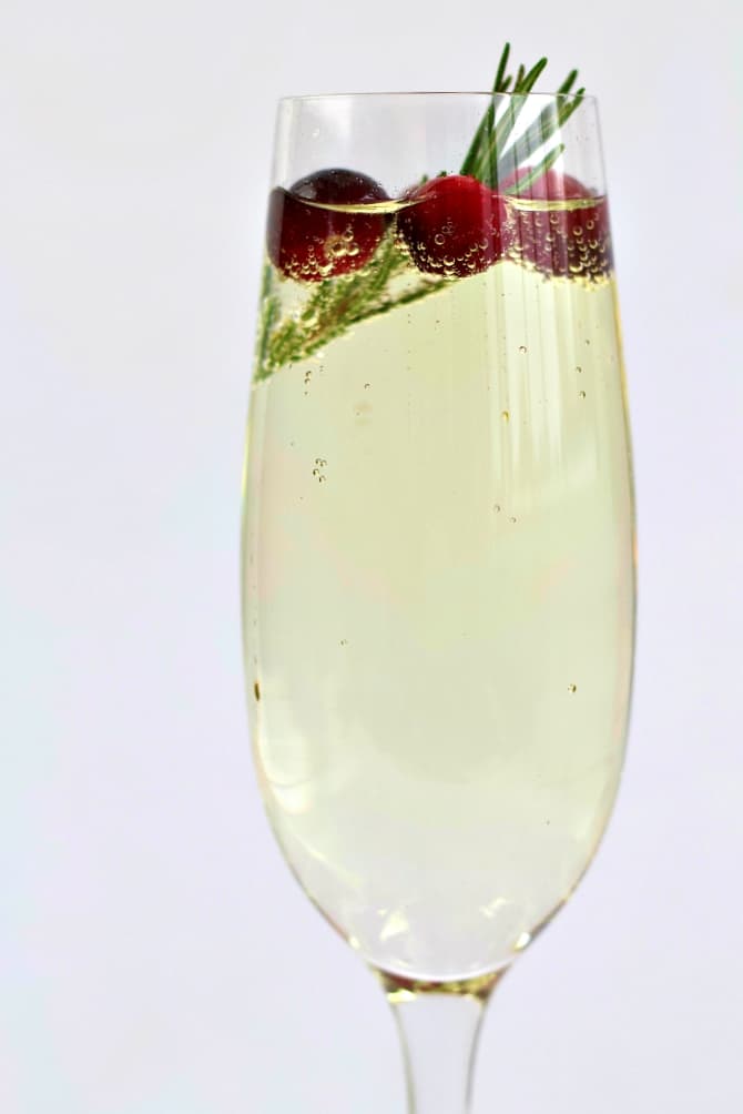 White Cranberry Mimosa