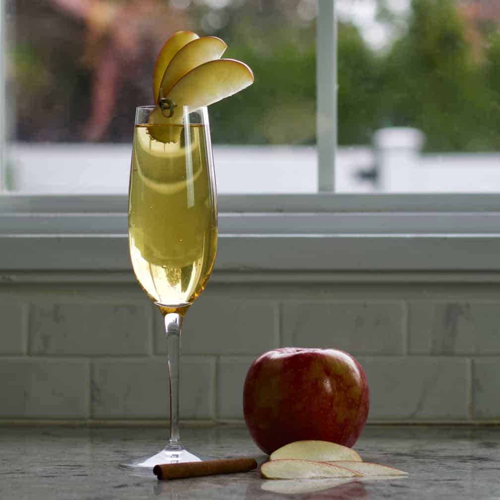 Cinnamon Pear Mimosa Recipe 3 Apple Cider Mimosa