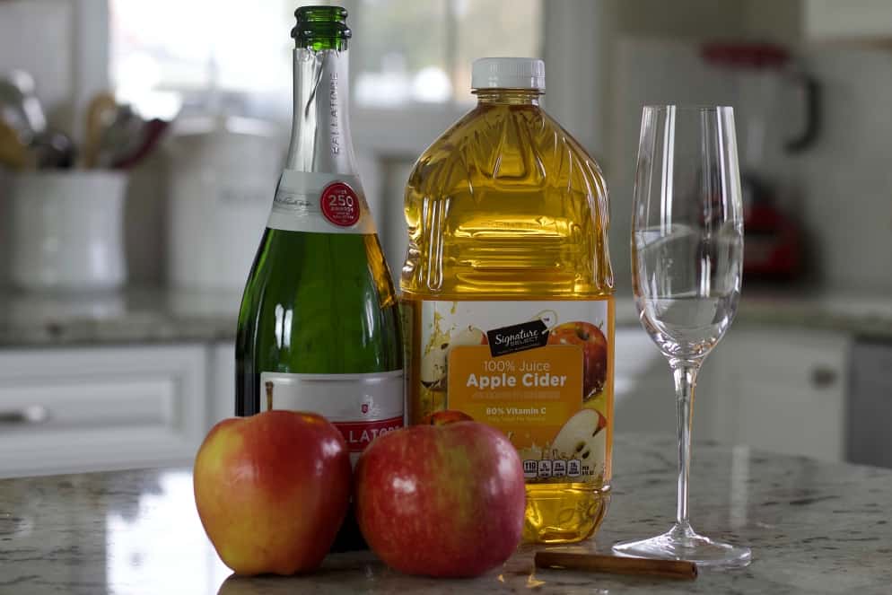 Apple Cider Mimosa Ingredients