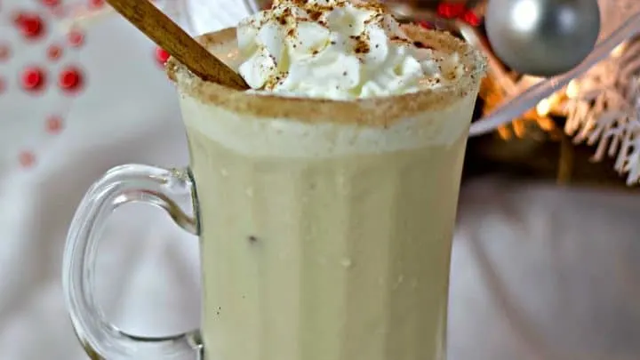 Homemade Eggnog Cocktail